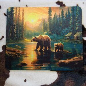 Bear Lake Mountains Computer Mouse Pad